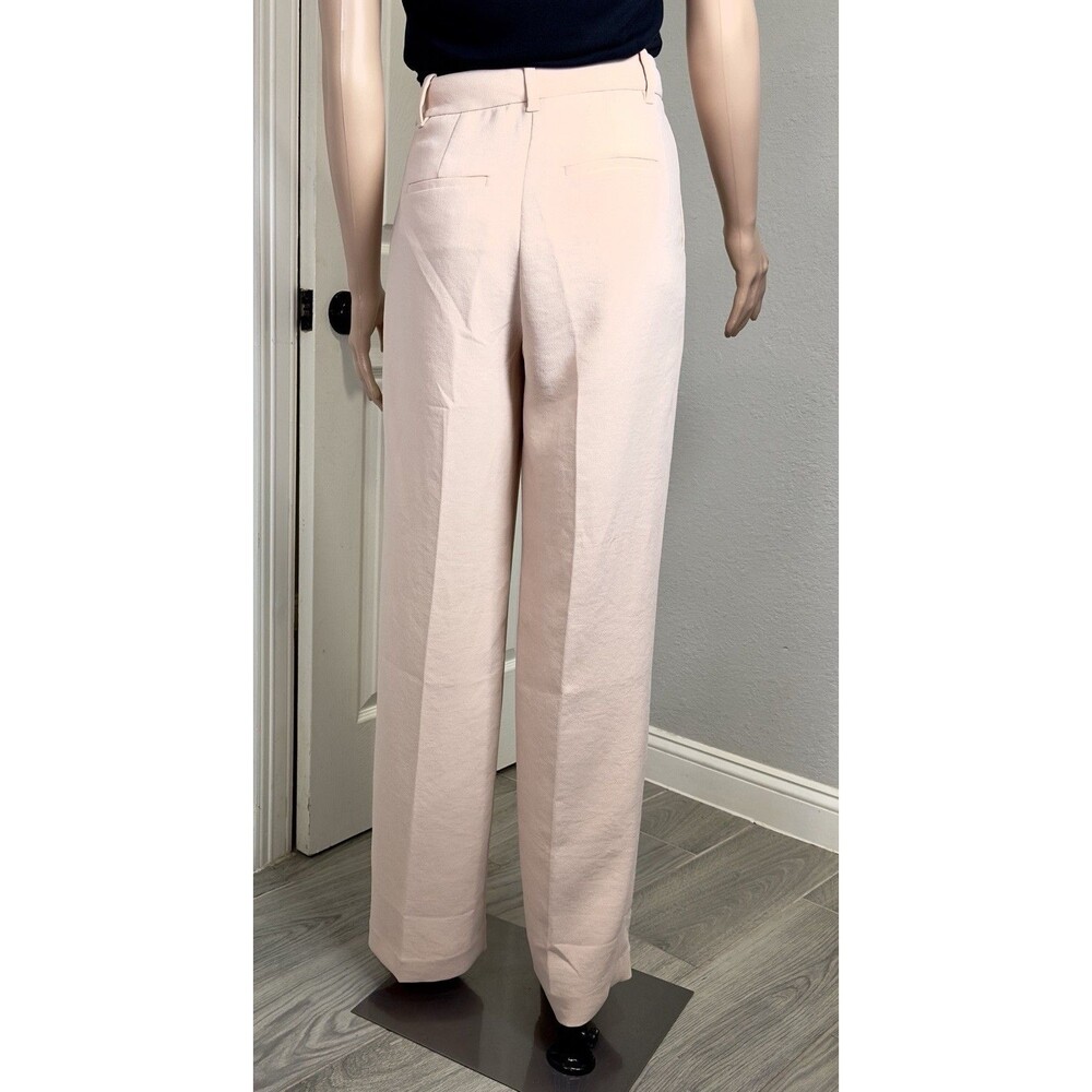 Aritzia Wilfred The Effortless Pant Women’s 0 Blush Pink High Rise Wide Leg - Picture 3 of 11